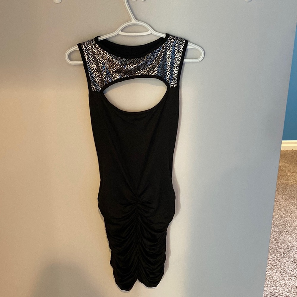Women’s mid length tight fitting dress